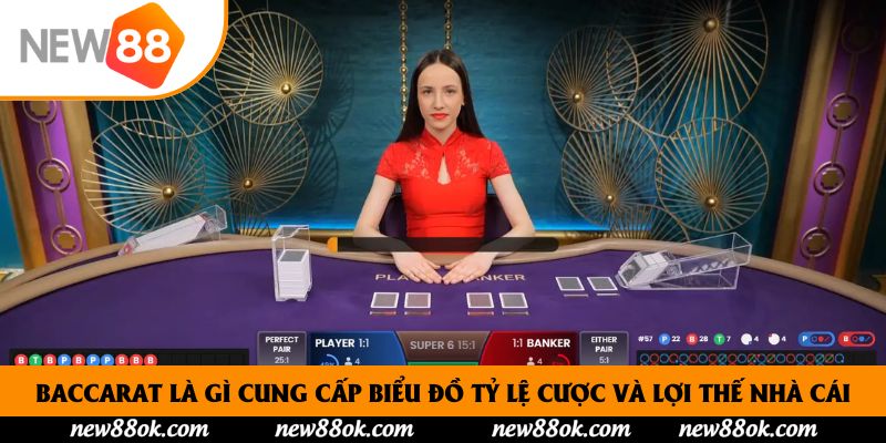 Baccarat là gì cung cấp biểu đồ tỷ lệ cược và lợi thế nhà cái